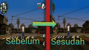 MOD TRANSPARAN HUD BUTTON DI GTA SA LITE ANDROID