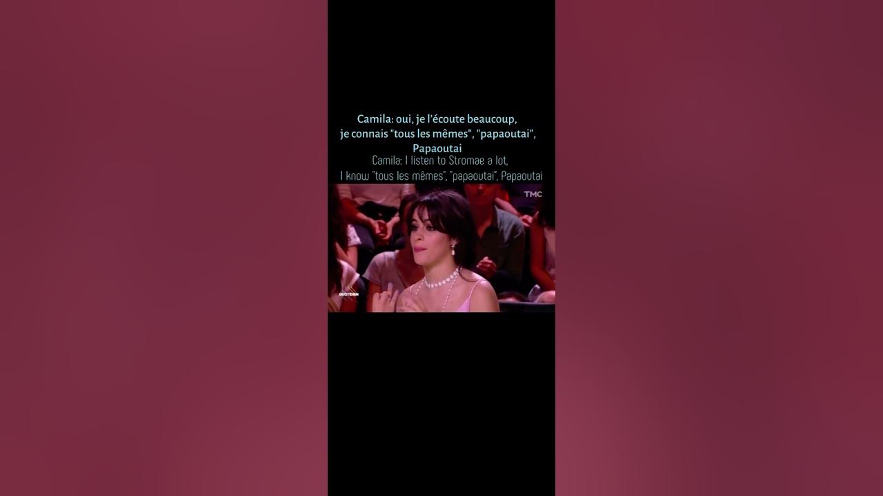 Camila Cabello speaking in French tiktok littleshamila - YouTube