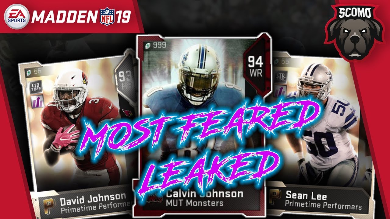 Most Feared Leaked & Todays Primetime Performers - Madden NFL 19