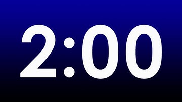 2 Minute Interval Timer | No Breaks | No Music | No Nonsense