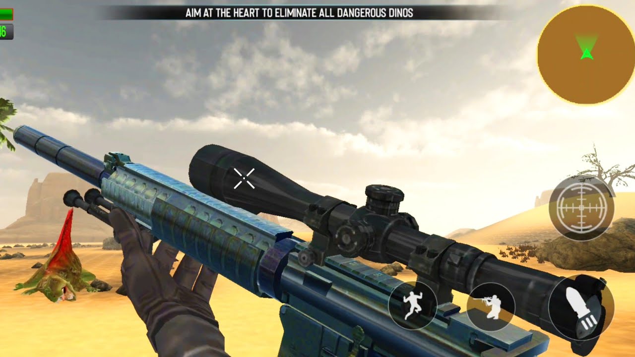 Dinosaur Hunt 2020 - A Safari Hunting Game _ Android GamePlay