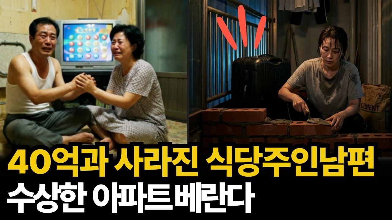 2003년8월서울마포구.40억과함께남편이 사라졌다.