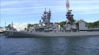 【海上自衛隊横須賀基地】超カッコいいイージス艦きりしまや巨大空母いずも、ロナルドレーガンを見よう! JMSDF YOKOSUKA KIRISHIMA IZUMO RONALD REAGAN