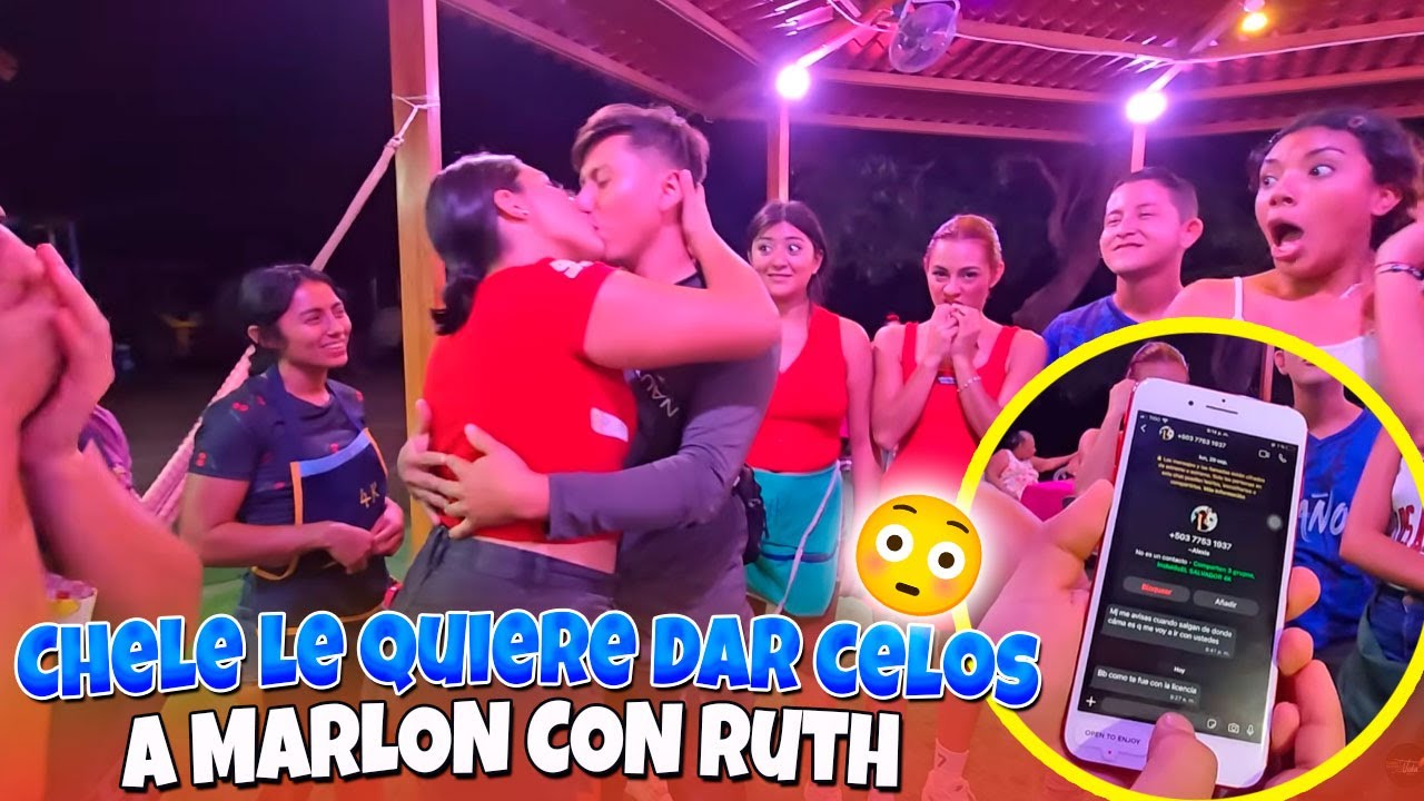 El Chele enseño los mensajes que MARLON le envía.. Le dio una gran mascada a RUTH para darle celos