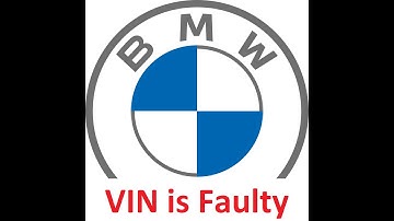 BMW - NCS Expert - "Vin is faulty" quick fix
