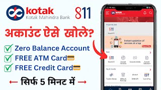 Kotak Mahindra Bank Open Account Zero Balance 2023 ✅ Kotak 811 Account Opening Online Zero Balance