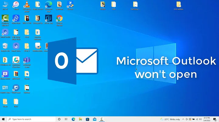 Microsoft Outlook won't open in Windows 10 Fix