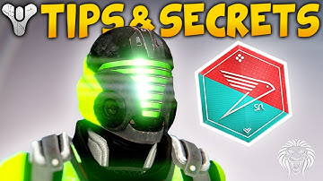 Destiny: SRL TIPS & SECRETS! Things You Might Not Know About Sparrow Racing (The Dawning)
