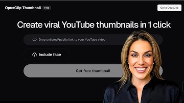 Free AI Tool Creates YouTube Thumbnails in 1 Click (Opus Clip Thumbnail Generator)