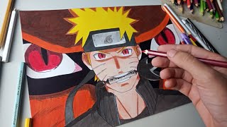 How to Draw Naruto Uzumaki e Kurama  (Tutorial) - Naruto Shippuden screenshot 3