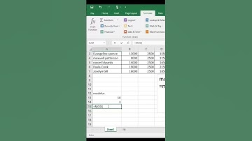 Remainder after division (modulus) #fypシ #exceltips #excel