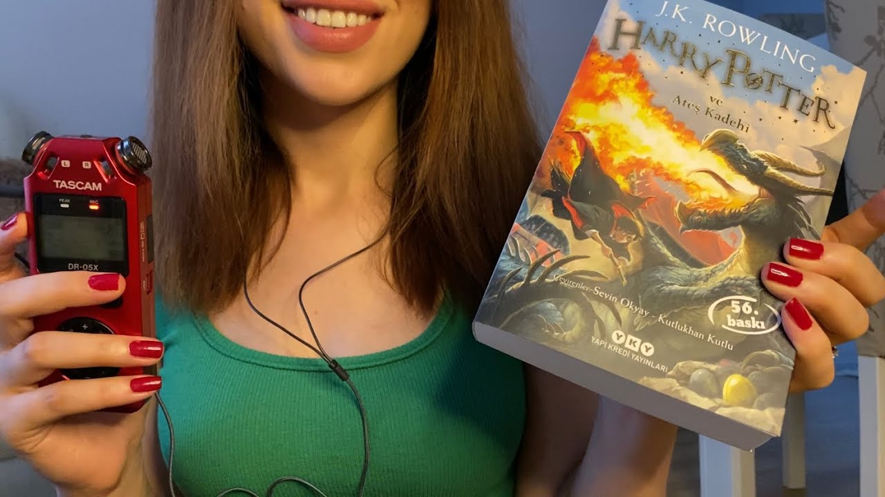 TÜRKÇE ASMR | TASCAM İLE MİNİ SOHBET | SAKIZ EŞLİĞİNDE HARRY POTTER SERİSİ İNCELEME