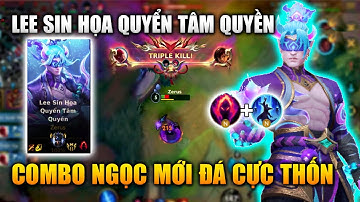 Wild Rift | Lee Sin Họa Quyển Tâm Quyền Combo Ngọc Mới Đá Cực Thốn Tốc Chiến