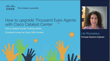 How to upgrade ThousandEyes Enterprise Agents using Cisco Catalyst Center 2.3.7