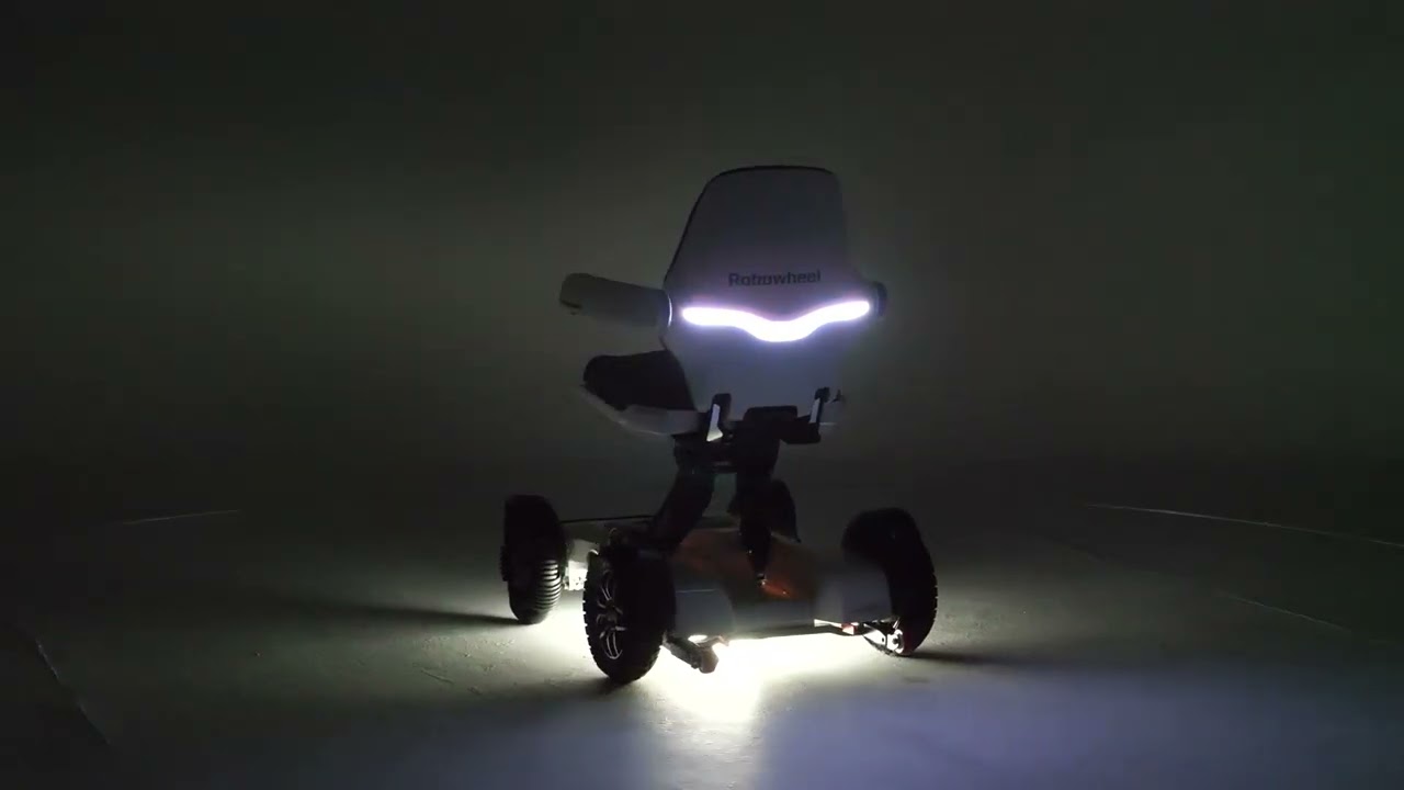 Robooter Black Tech Power Wheelchair Fashional Performance Strong Li 