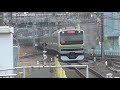 【激しく唸るモーターが通過の音！高速入線！】東海道線 小田原駅 E231系1000番台+E233系3000番台 高速進入！