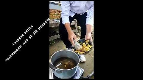 PROSES PEMBUATAN SUSU JAHE