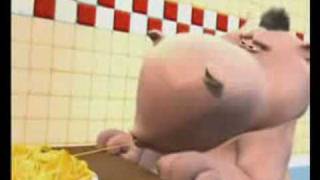 Hippo And Dog - Eating Spaghetti