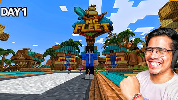 My First Day In @GamerFleet Server || mcFleet