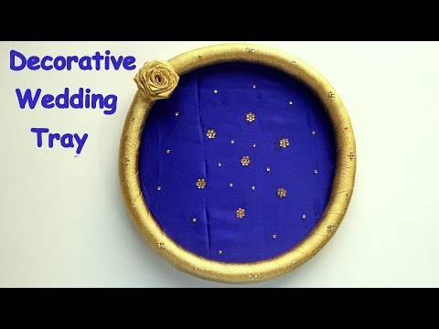 Diy Diwali Thali Decoration Decorative Tray For Laxmi Pooja