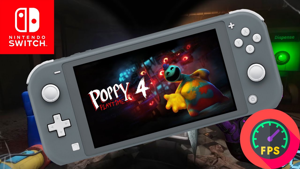 Poppy Playtime Chapter 4 Nintendo Switch Lite Gameplay - FPS