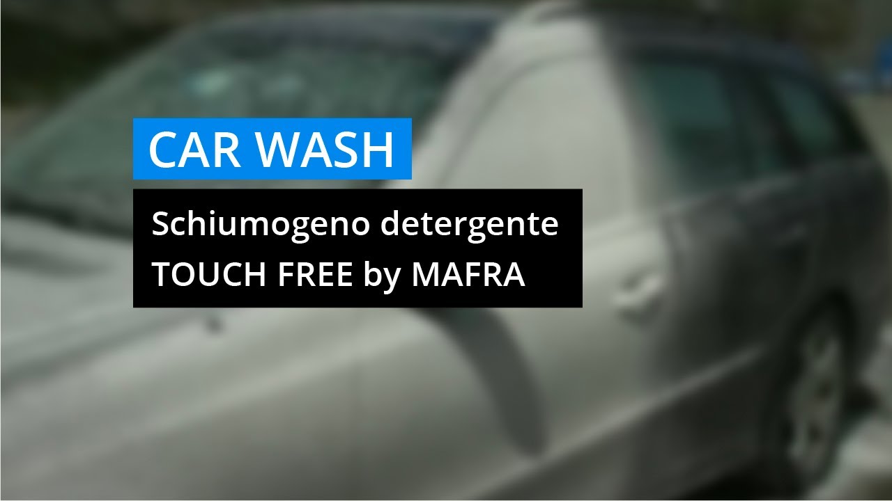 Schiumogeno detergente TOUCH FREE by #MAFRA - Autolavaggio 