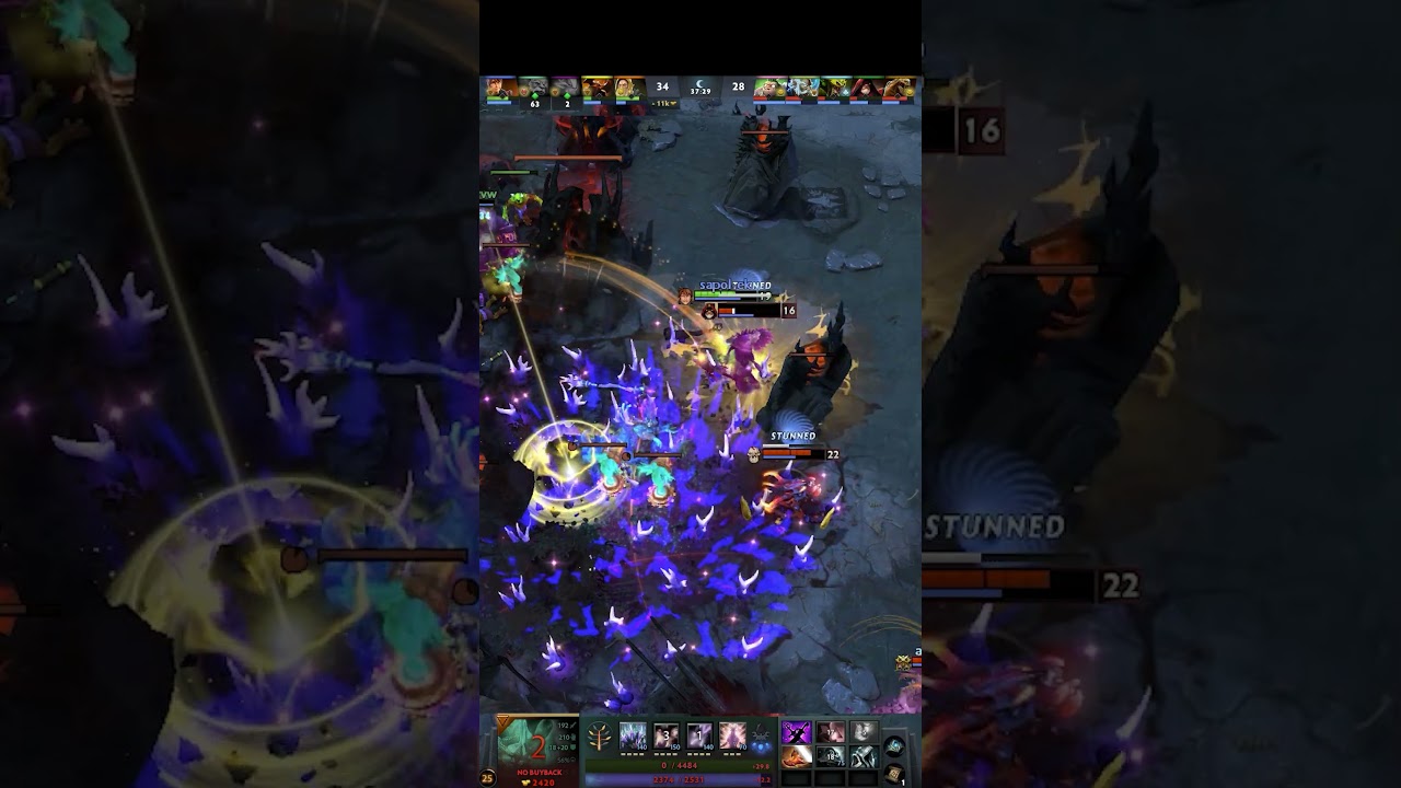 Leshrac vs 5 enemies!! 