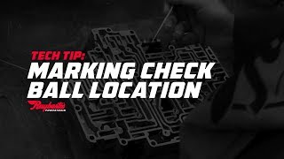 DIY Tech Tip: Marking Check Ball Location