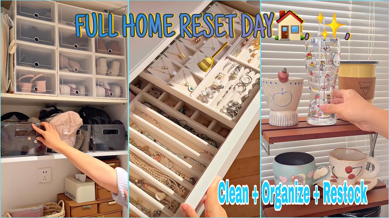 Home Care ASMR Day 🧴 | Deep Clean + Organization + Restock Routine (No Talking)