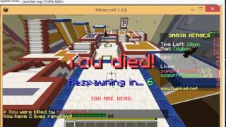 İlk Videom,Minecraft Smash Heroes Oynuyoruz.