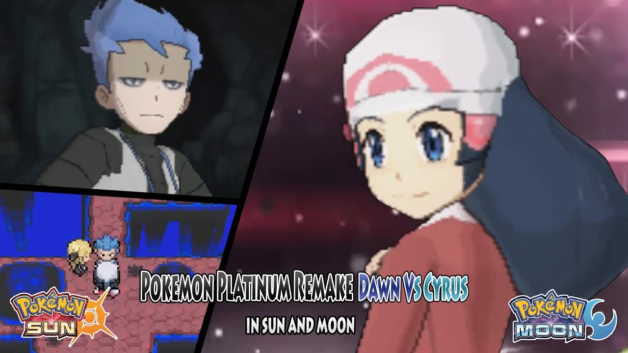 Pokemon Sun and Moon: Dawn Vs Cyrus (Pokemon Platinum Remake