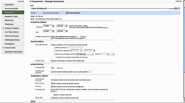 How Do I Make a Homework Assignment using MML
