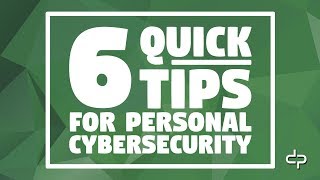6 Quick Practical Tips for Personal CyberSecurity screenshot 1