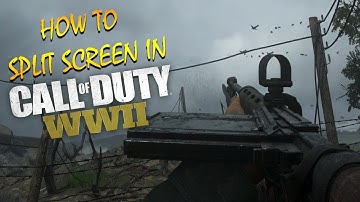 HOW TO SPLIT SCREEN IN WWII MULTIPLAYER, NAZI ZOMBIES & LOCAL PLAY ON PS4 & XBOX ONE (COD WW2)