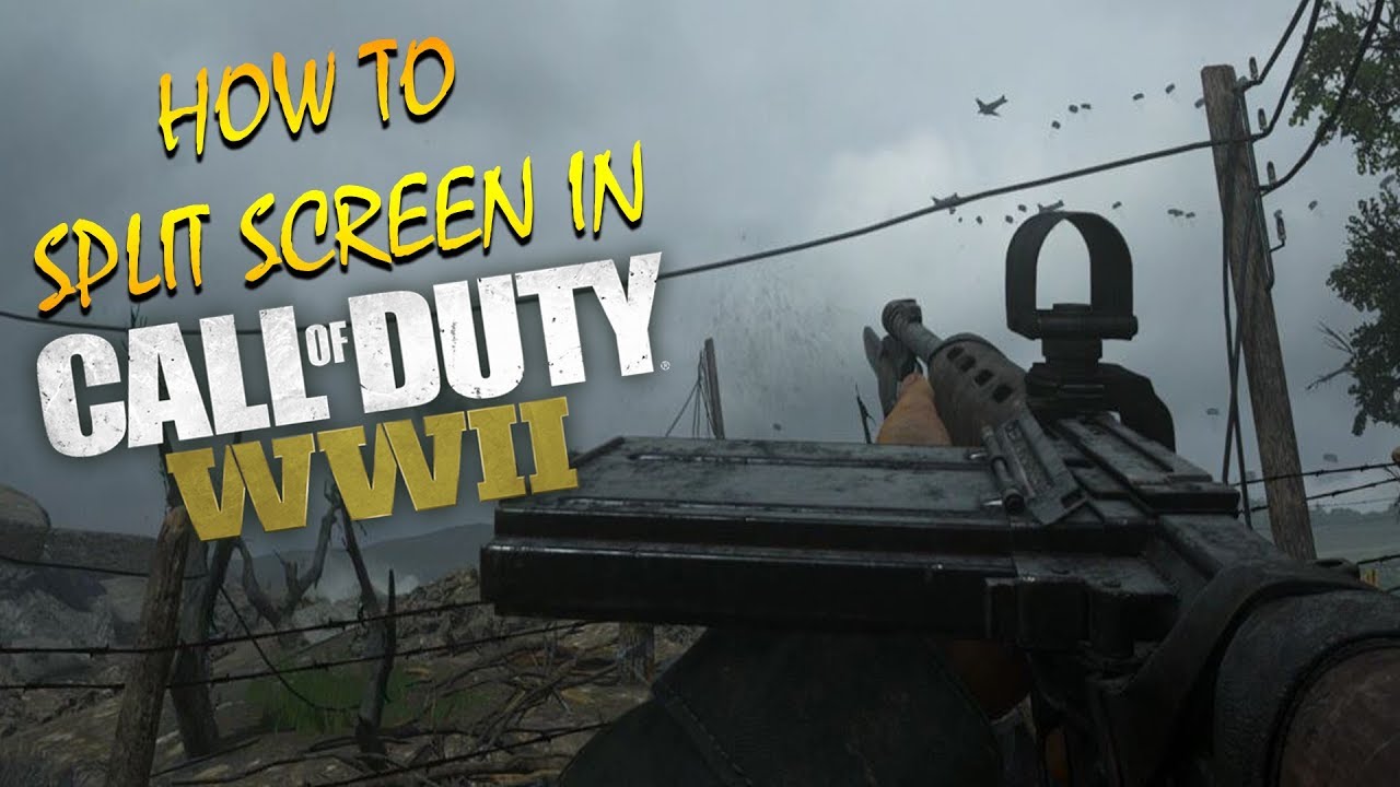 How to Split Screen Matchmaking Call of Duty WW2 Zombies 