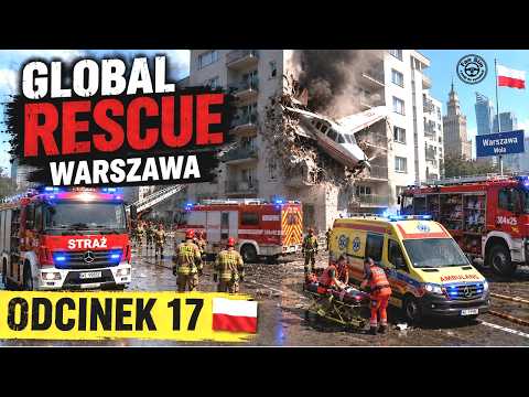 LIGHT AIRCRAFT Crashed Into a Building AND Global Rescue WARSAW - EPISODE 17