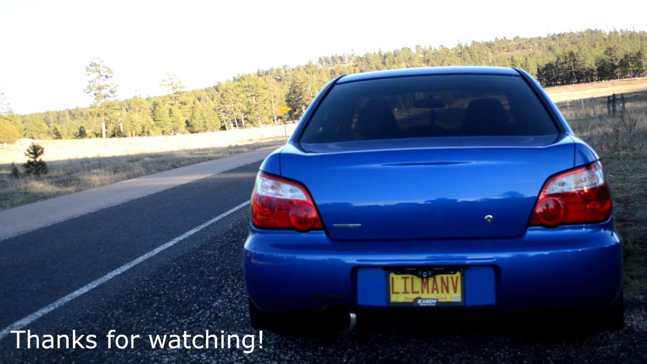 2004 WRX Invidia Race Exhaust
