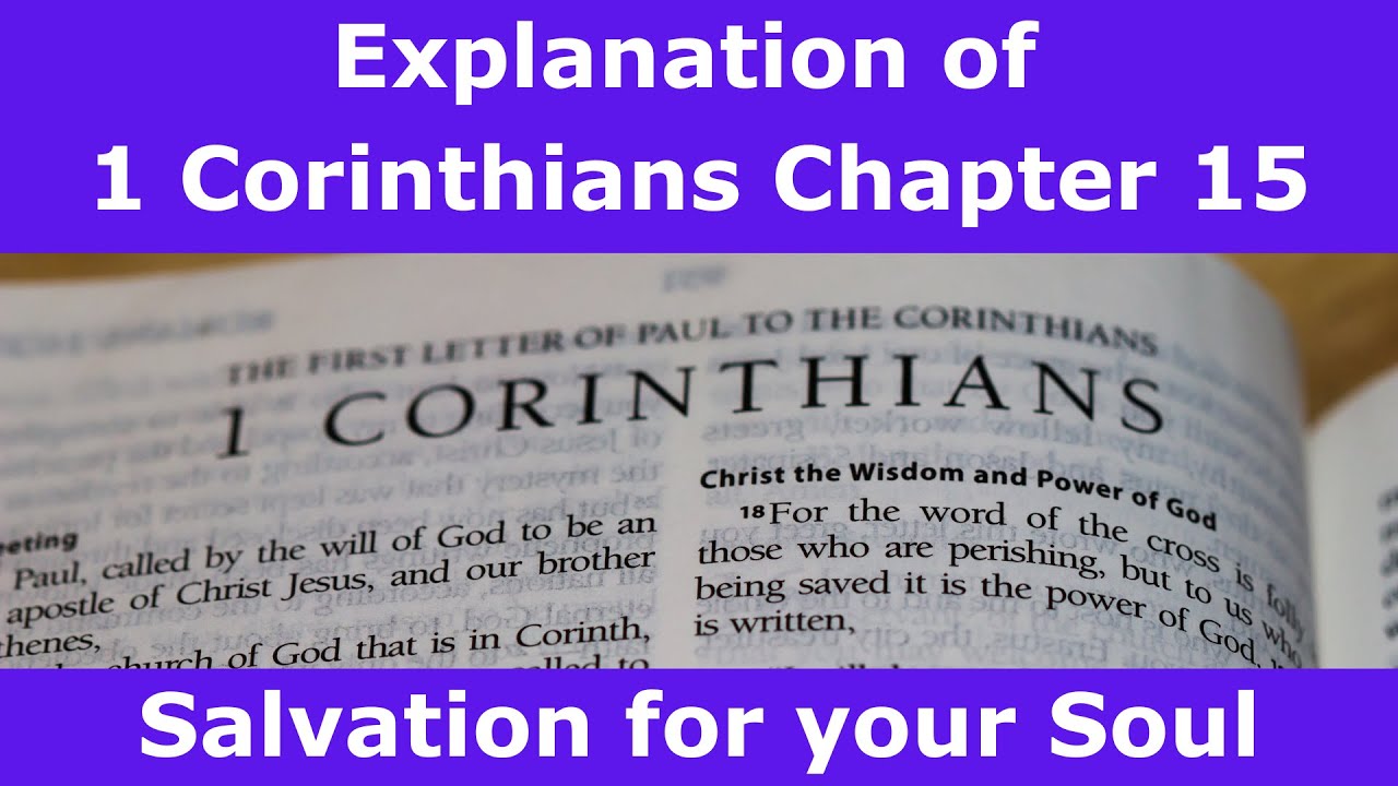 Salvation For Your Soul Explanation Of First Corinthians Chapter 15 salvation-for-your-soul-explanation-of-first-corinthians-chapter-15