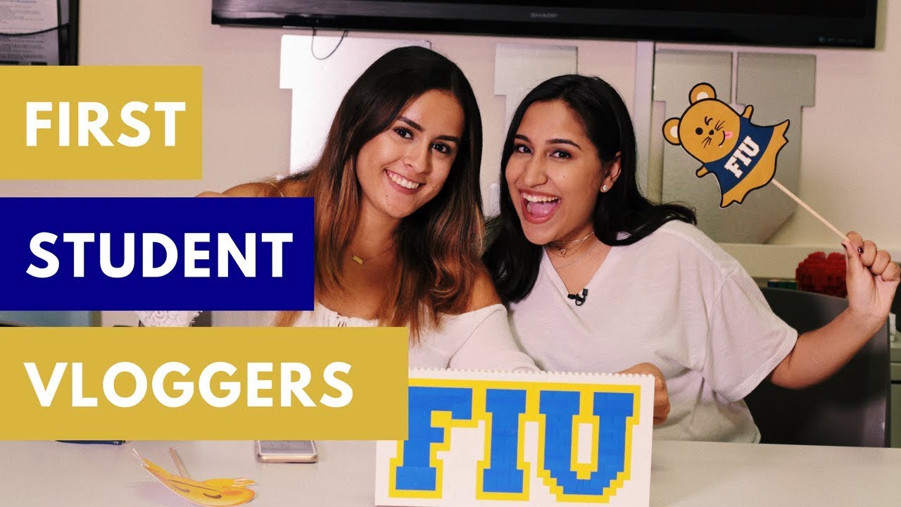 FIU Vlog Meet Our First Student Vloggers YouTube