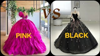 PINK 💕 🆚 BLACK 🖤 |Comment your favourite colour 💕🖤#subcribe ❤️