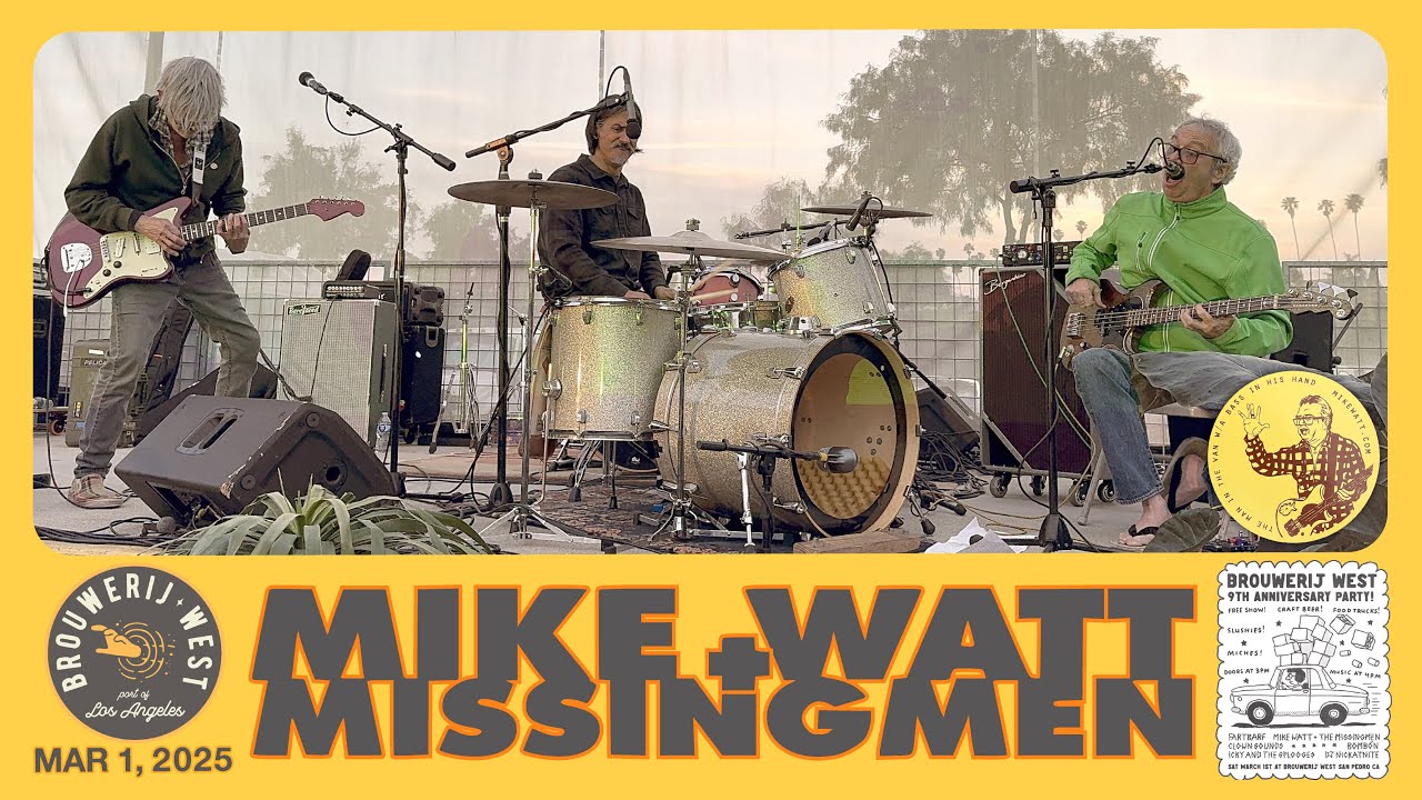 Mike Watt & The Missingmen @ Brouwerij West 9th Anniversary Party San Pedro 03-01-2025 Full Set