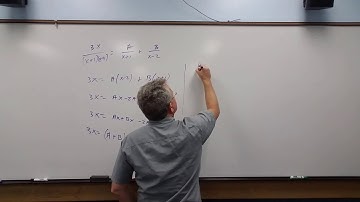 Partial Fractions - Equating Coefficients