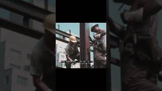 Thumbnail for How steel members are organized for building a skyscraper.  (1960s P&H crane promo film)