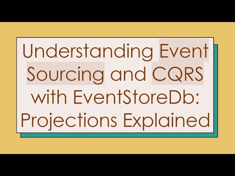 Understanding Event Sourcing