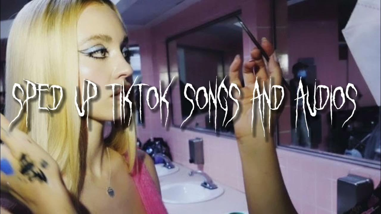 Песни из тик тока рокстар. Speed Songs tik Tok шрифт. СПИД Сонгс из тик тока. Speed Song tik Tok. СПИД ап песни из тик тока.