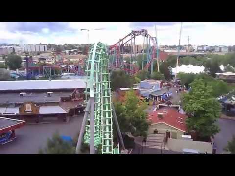 Sidewinder Elitch Gardens Onride Youtube