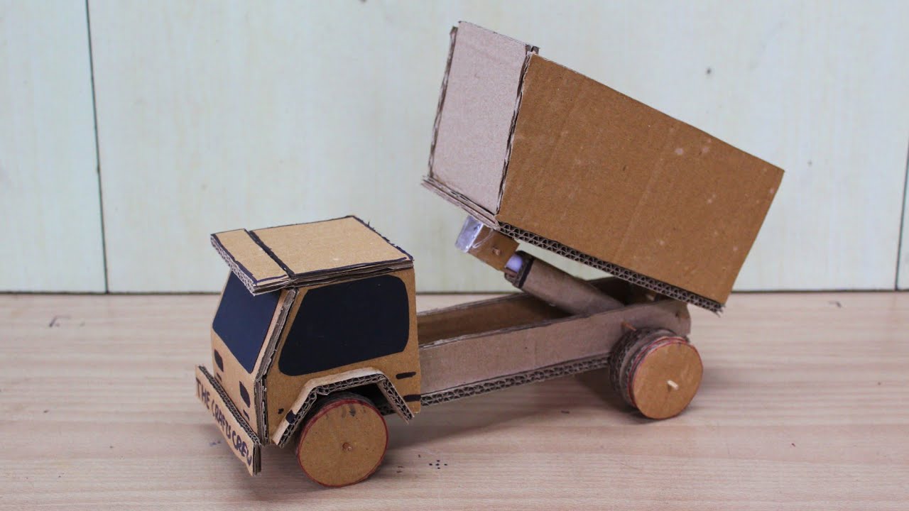 How To Make RC Tipper Truck From Cardboard Very Simple The Crafts How To Make RC Tipper Truck From Cardboard Very Simple The Crafts