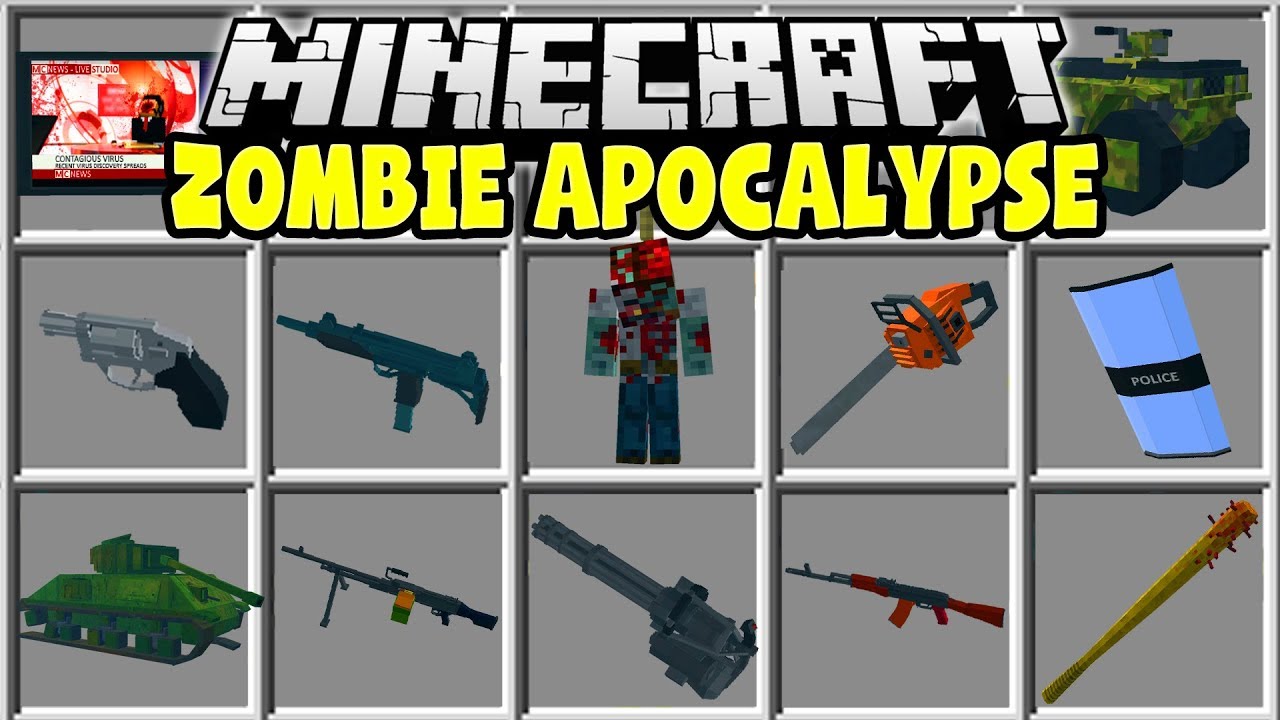 Minecraft Zombie Apocalypse Mod Try And Survive In The Zombie - new map zombie apocalypse roblox