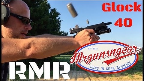 Cover Image for Glock 40 MOS 10mm Longslide With Trijicon RMR RM01 Micro Red Dot (HD)