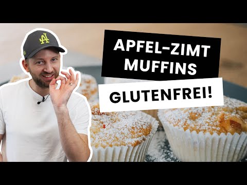 Rezept für Apfelmuffins mit Zuckerkruste | Glutenfrei und ohne Weizen